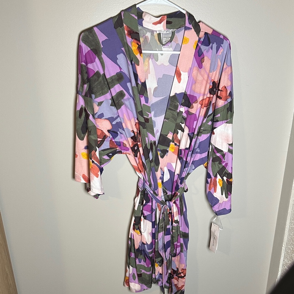 Linea Donatella Pastel Floral Robe